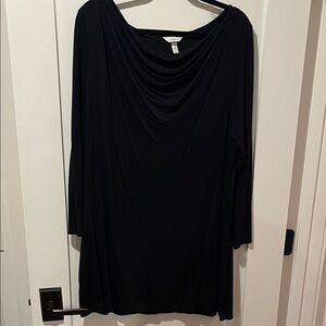 Soma Black Cowl Neck Top